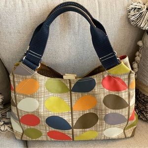 Orla Kiely Classic Stem Purse Handbag